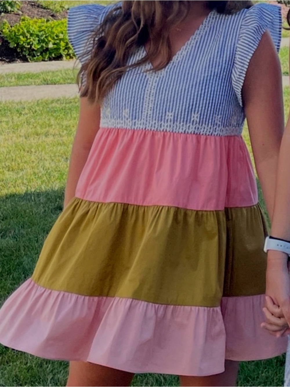 THML color block dress - Size M